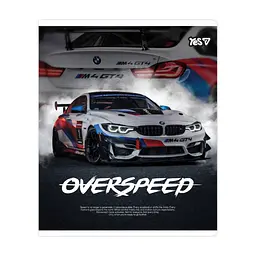 Зошит Yes Overspeed А5 24 аркушів клітинка (768590), в асортименті - мініатюра 6