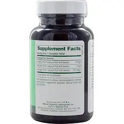 Ферменти папаї Nature's Plus 180 жувальних таблеток - мініатюра 2