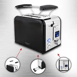 Тостер Gerlach GL 3221 + підставка для булочок 1100 Вт - мініатюра 6