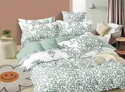 Комплект постільної білизни із компаньйоном Tag Tekstil S539 King Size (Євро maxi)