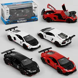 Колекційна металева модель автомобіля TK Group Lamborghini Aventador LP700-4 у широкому обвісі з інерцією, світлом та звуком 1:32 - мініатюра 9