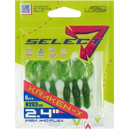 Силікон Select Kraken-X SE 2.4" 203 (6 шт/уп) - мініатюра 2