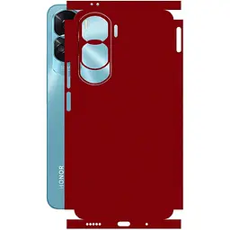 Защитная пленка StatusSKIN для Honor 90 Lite Корпус Винил Металлик красный