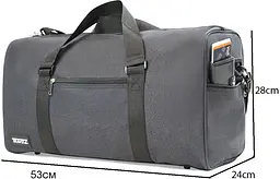 Сумка дорожня TravelZ Basics Black (604395) - мініатюра 4
