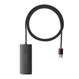 Концентратор Baseus USB 3.0 4xUSB 2.0m black (WKQX030201) - мініатюра 2