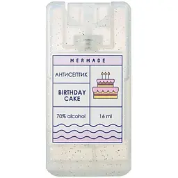 Антисептик-спрей для рук Mermade Birthday Cake, 16 мл (MRA0011S)