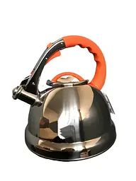 Чайник із свистком Bohmann BH 7629-35 orange 3,5 л - мініатюра 5