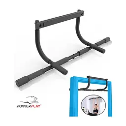 Турнік PowerPlay 4129 Pull Up Pro Black дверний багатофункціональний (PP_4129) - мініатюра 2