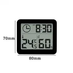 Термогігрометр Youpin Electronic Hygrometer [PD-WDJ-01] Black [65045] - мініатюра 2