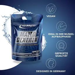 Гейнер IronMaxx Maltodextrin Натуральний 2000 г - мініатюра 2