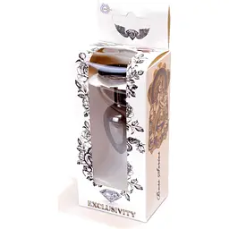 Анальна пробка Boss Of Toys Boss Series - Jewellery Dark Silver Plug Black S, BS6400029, Срібний / Чорний - мініатюра 7