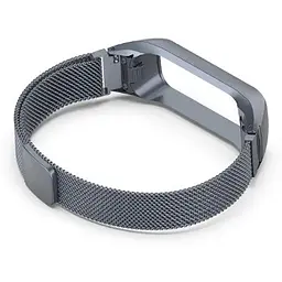 Ремінець-бампер DK Samsung Galaxy Fit2 (R220) Metal Milanese Loop Magnetic (grey) - мініатюра 3