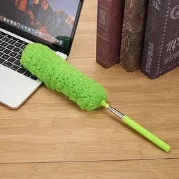 Метелка для пилу Microfibre Duster телескопічна 33–80 см, салатова - мініатюра 2