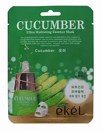 Тканинна маска Ekel Cucumber з екстрактом огірка