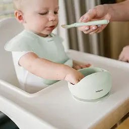Мисочка BabyOno силіконова з присоскою зелена (1481/03) - мініатюра 3