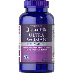 Вітаміни для жінок Puritan's Pride Ultra Woman Time Release 180 каплет