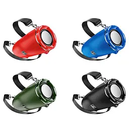 Портативна акустика Hoco Cool Enjoy sports BT speaker HC5 2x15W бездротова червона - мініатюра 4
