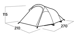 Намет тримісний Easy Camp Reindal 3 (120472) - мініатюра 6