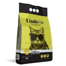 Бентонітовий наповнювач Lindocat з гранулами великого розміру класичний без аромату 10 л