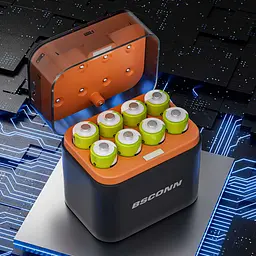 Акумуляторні батареї із зарядним кейсом Xiaomi BSCONN Li-ion AA 1.5V 2200 mAh 8 шт (TF-CD-009LDC) - мініатюра 5
