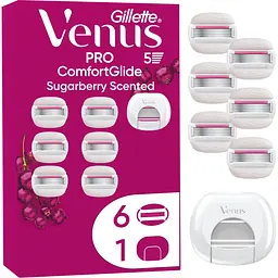 Змінні картриджі для гоління Venus Pro ComfortGlide Sugarberry 6 шт. - мініатюра 2