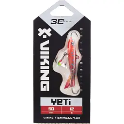 Балансир Viking Fishing Yeti Ice Jig 50mm 12.0g #7 Coral Trout - мініатюра 2