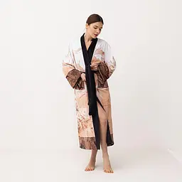 Кімоно жіноче з плюшевого велюру Kimono Aesthetic soul 18406 3XL - мініатюра 3