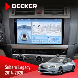 Штатна магнітола Subaru Legacy 2014-2020 Decker D9-010 6x128, DSP, 4G, 2K Decker (НФ-00004805)
