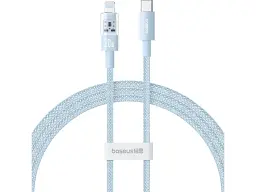 Кабель Lightning BASEUS Gem Fast-Charging Data Cable USB Type-C to Lightning 20W 2m Galaxy Blue (P10373001311-01)
