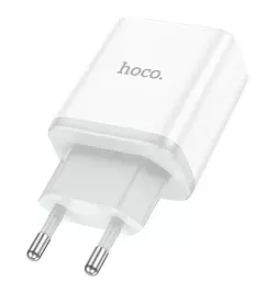 Мережевий зарядний пристрій Hoco C104A Stage single port PD20W charger ( EU ) Білий
