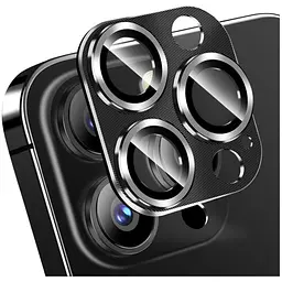Захисне скло на камеру DK для Apple iPhone 15 Pro Max CD Metal Armor 017830 black