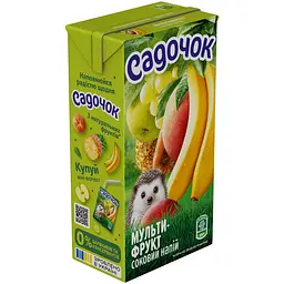 Мультифруктовий соковий напій Садочок з м'якоттю пастеризований 0.5 л - мініатюра 5