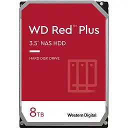 Жорсткий диск 3.5` WD Red Plus NAS 8TB SATA 256MB (WD80EFPX) [141089]