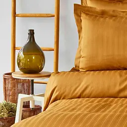 Комплект постільної білизни Karaca Home Charm bold Євро Гірчичний 000165211 - мініатюра 3