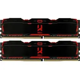 Модуль пам'яті для комп'ютера DDR4 32GB (2x16GB) 3200 MHz IRDM Black Goodram (IR-X3200D464L16A/32GDC)