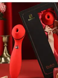 Вібратор KisToy Elizabeth Вакуумний, 14х4.5 см - мініатюра 5