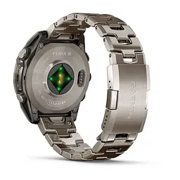Смарт-годинник Garmin Fenix 8 47 мм AMOLED Сапфір Титан з прорізами Titanium - мініатюра 2