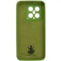 Чохол Silicone Cover Ummi Lakshmi Full Camera (AA) для Xiaomi 14 Зелений / Dark green - мініатюра 3