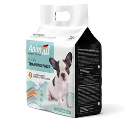 Пелюшки AnimAll Puppy Training Pads для собак і цуценят 60 х 60 см 20 штук
