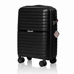 Чемодан с расширением Snowball 49203 большой 109л черный (49203-L-Black)