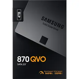 SSD накопичувач Samsung 870 QVO 4 TB [MZ-77Q4T0BW] [122183] - мініатюра 6