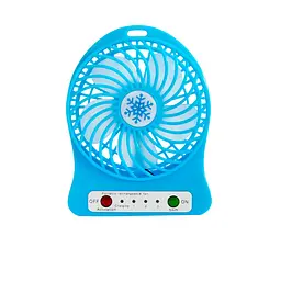 Портативний вентилятор на акумуляторі Portable Fan XSFS-01 Блакитний, мінівентилятор від usb (NS) - мініатюра 2