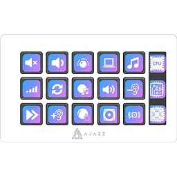 Контролер для стримінгу Ajazz AKP153E White (AKP153E-W) [163664] - мініатюра 2