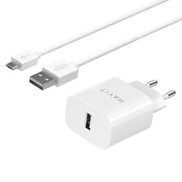 Зарядний пристрій HAVIT HV-ST111 USB з кабелем Micro USB HAVIT (27336-000) - мініатюра 3
