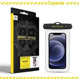Водонепроникний чохол Armorstandart Capsule Waterproof Case ARM59233 (Black) [72422] - мініатюра 7