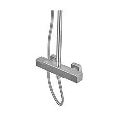 Душова система з термостатом Koer KI-53017-02 2 функції KR5547, Нержавіюча сталь - мініатюра 7