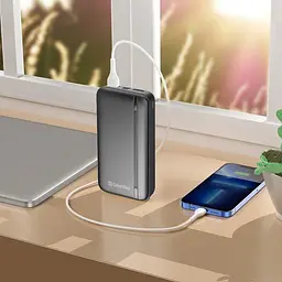 Універсальна мобільна батарея ColorWay Portable Charger 20000mAh Чорний (CW-PB200LPB4BK-PD) - мініатюра 7