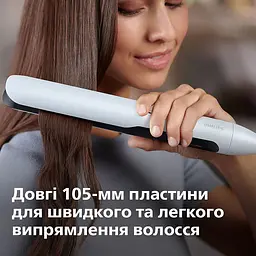 Випрямляч для волосся Philips 5000 ThermoShield 12 режимів біло-сірий (BHS520/00) - мініатюра 5