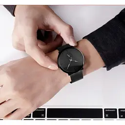Чоловічий наручний годинник Skmei 9185 Design Black - мініатюра 7