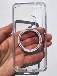 Оригінальний протиударний чохол для Samsung Galaxy S24 (S921) Itskins Ultra Hybrid MagSafe Прозорий - мініатюра 8